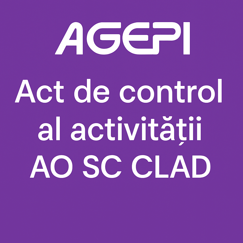 Act de control special AGEPI nr. 6/988 din 30.06.2025